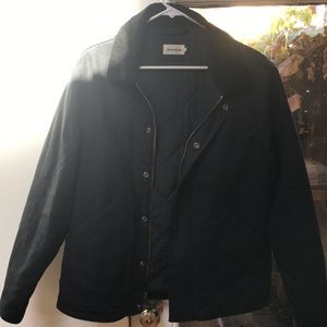 Taylor Stitch mens 38 workhorse jacket in coal